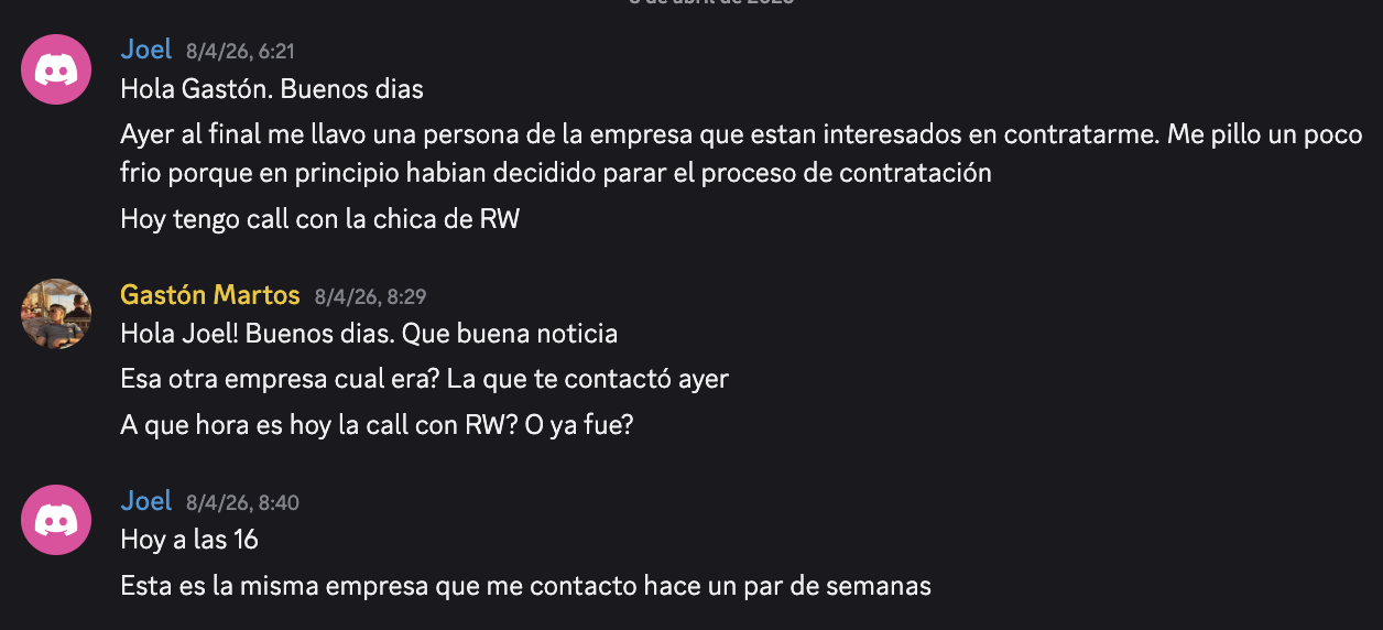 Testimonio de alumno 9
