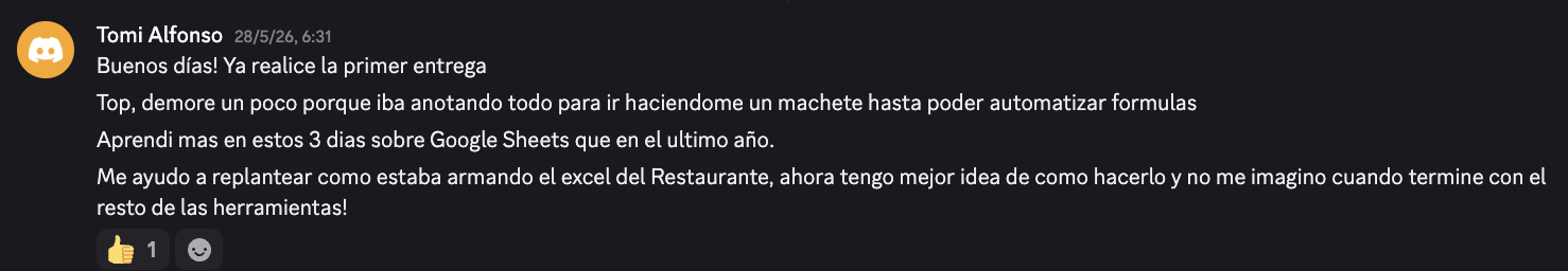Testimonio de alumno 5