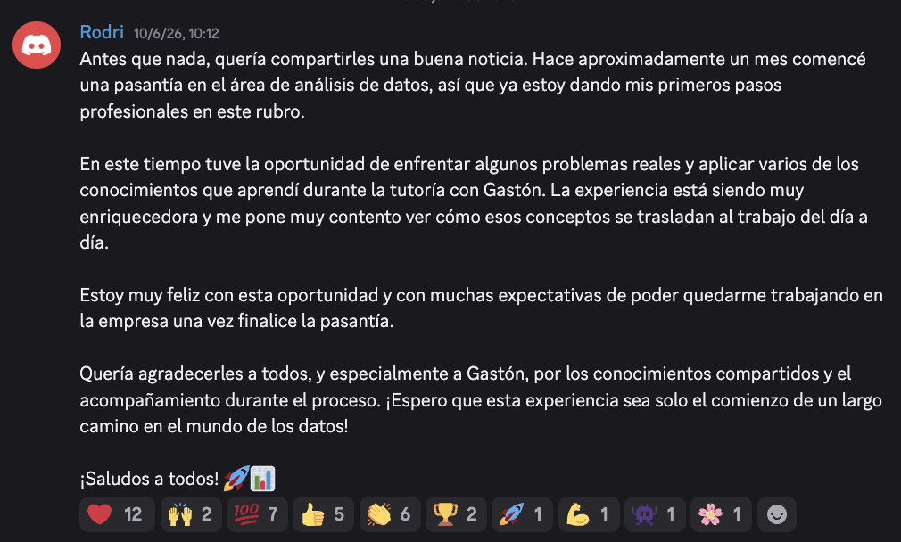 Testimonio de alumno 23