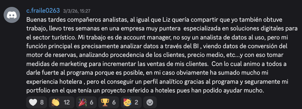 Testimonio de alumno 12